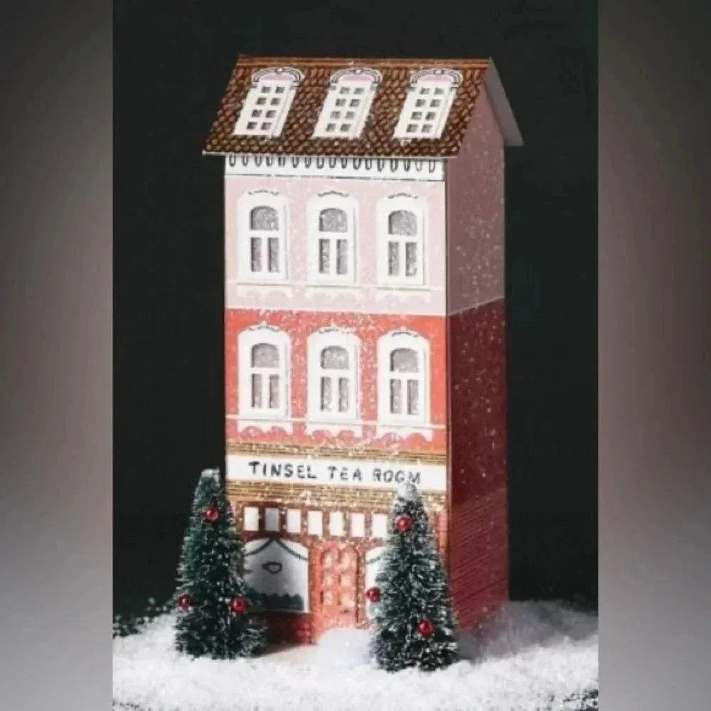 Anthropologie Christmas Village house light up decor george & viv 2022 tea room